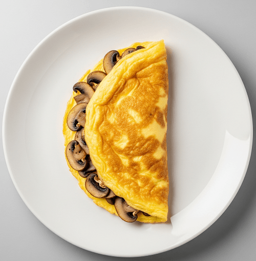 Spinach & Mushroom Omelette 